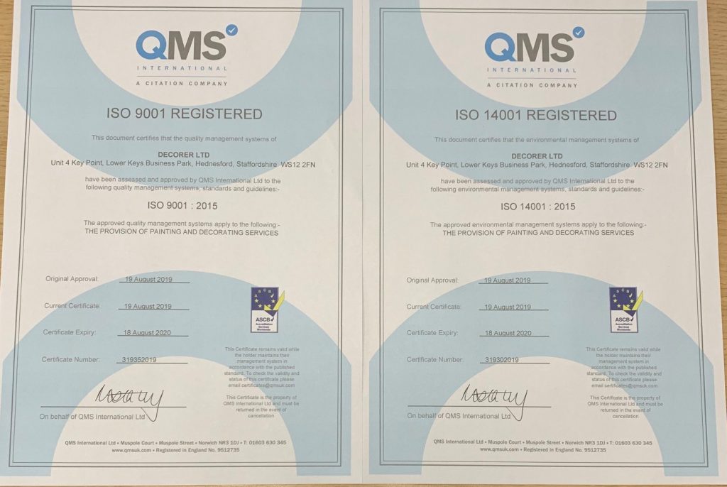 ISO Certificates